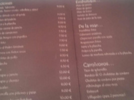 La Tabernita Del Mimo menu