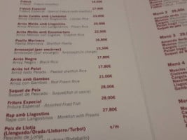 Raco Del Port menu