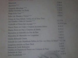 Genaro menu