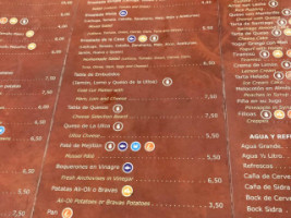 Pulperia A Nosa Terra menu