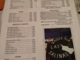 Vaqueria Las Salinas menu