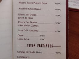 Nostra Pizza menu