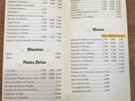 La Via menu