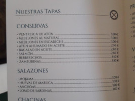 La Taperia Fundador menu