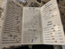 El Bomba menu