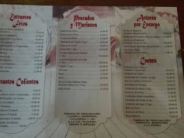 Bodega Claudio menu