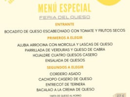 Sidreria La Huerta De Don Pedro menu