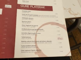 Bodegon Goiko menu