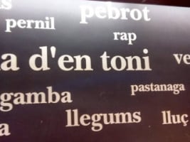 La Cuina D'en Toni menu