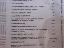 Canela En Rama menu