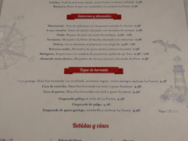 Bodega La Fuente menu