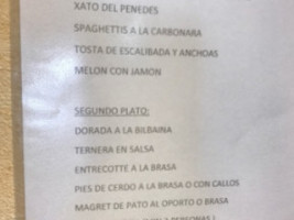 Lutecia menu