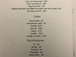 Meson Parrilla Nozana menu