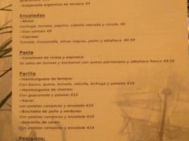 Un Lugar menu