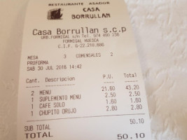 Asador Borrullan food