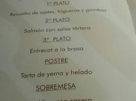 Meson La Hontanilla menu