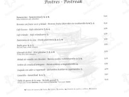 Santxotena menu