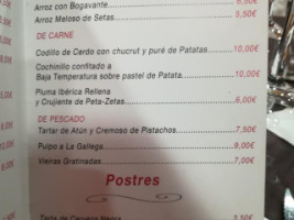 La Caballeriza menu