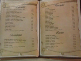 La Tortuga menu