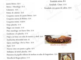 El Asador De Los Gallos menu