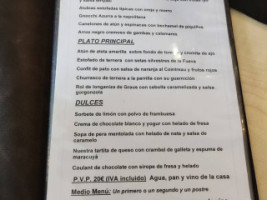 Ordesa 88 menu