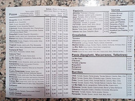 La Mar Sala menu