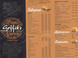 Goffik's menu