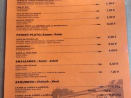 Las Pinas menu