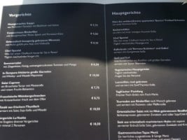 La Vuelta Finca menu