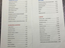 El Descanso menu