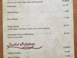 Father O Malleys menu