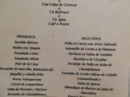 La Solera menu