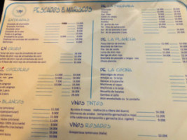 Lonja De Conil menu