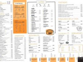 Vermut Teca menu