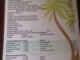 Tropicana menu