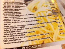 Pasta Pasta El Perello menu