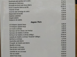 Rostisseria Desperta Ferro menu