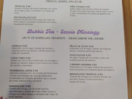 Eccolo Gelato Genuino menu