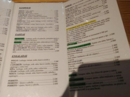 Tragaldabas menu