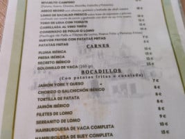 Meson La Madre menu