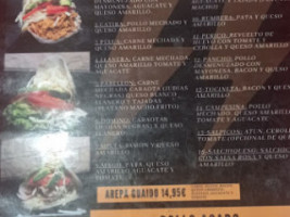 El Rayo Arepas Cafe menu