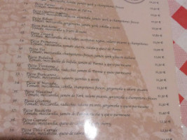 Il Nuraghe menu