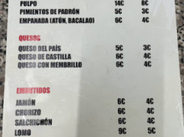 Pulperia O Fiuza menu