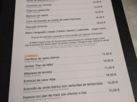 Pan De Millo menu