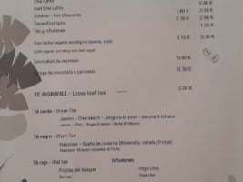 Almazen Cafe Sevilla menu