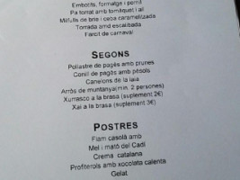 L'era Del Julia, De Montana menu