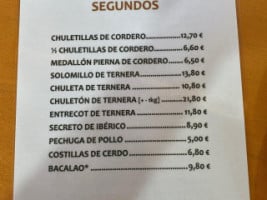 Catalina menu