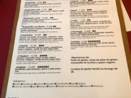 Nuova Napoli menu