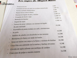 El Baret De Miquel menu