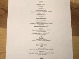 Taxus At Camping Fuentes Carrionas menu